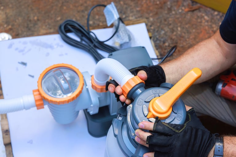 Pool pump installation